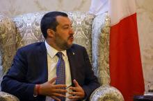 Le ministre italien de l'Intérieur Matteo Salvini à Tripoli, le 25 juin 2018