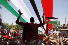 Des Jordaniens manifestent contre la cherté de la vie et l'augmentation des impôts le 6 juin 2018 à Amman
