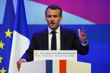 Emmanuel Macron lors du congrès de la Mutualité le 13 juin 2018 à Montpellier