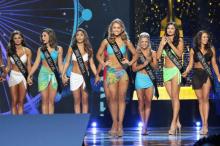 Défilé des participantes de Miss America en maillot, le 10 septembre 2017 à Atlantic City (New Jersey)