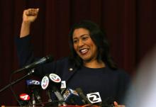 London Breed, 43 ans, va devenir la première femme noire à diriger San Francisco, le 14 juin 2018
