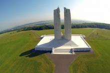 Le Mémorial national canadien de Vimy, dans le Pas-de-Calais, en juillet 2013