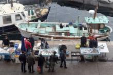 Le marché du Vieux Port à Marseille