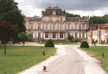 La cour d'honneur de Château Giscours le 2 juin 2018