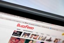 Le logo du site d'actualités BuzzFeed, qui a annoncé le 7 juin 2018 la fermeture de sa version française
