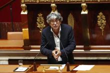 Le député de La France insoumise, Eric Coquerel, coordonateur du Parti de Gauche, à l'Assemblée nationale le 13 juin 2018