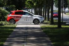 Voiture autonome testée le 26 juin 2018 à Sotteville-lès-Rouen