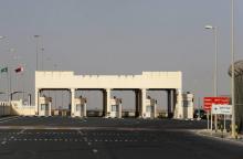 La seule frontière terrestre du Qatar avec l'Arabie saoudite est fermée, le 23 juin 2017
