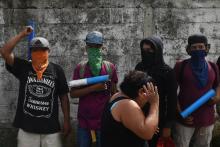 Des contestataires à Masaya, Nicaragua, le 18 juin 2018