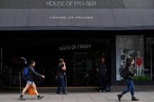 Une boutique House of Fraser, le 7 juin 2018 dans Oxford Street, à Londres