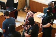 Samsoor Lahoo, l'un des accusés, à son procès au tribunal de Kecskemét en Hongrie, le 14 juin 2018