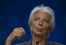 Christine Lagarde, directrice générale du Fonds Monétaire International, à Washington DC le 14 juin 2018
