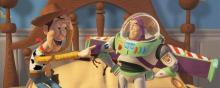 Woody et Buzz, les héros de "Toy Story".