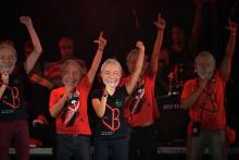 Les soutiens de Lula sur scène, le 29 juillet 2018 à Rio de Janeiro lors du concert de soutien "Lula libre"