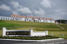 Le luxueux complexe sportif et hôtelier de Turnberry, propriété de Donald Trump, le 24 juin 2016 au sud-ouest de l’Écosse