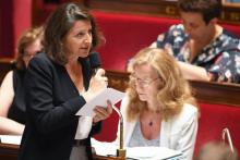 La ministre française de la Santé Agnès Buzyn à l'Assemblée Nationale, à Paris, le 03 juillet 2018