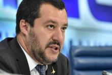 Le ministre italien de l'Intérieur Matteo Salvini, le 16 juillet 2018 à Moscou