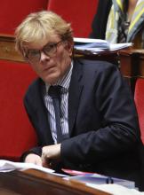 Marc Fesneau, chef de file des députés MoDem à l'Assemblée nationale, le 28 juillet 2017 à Paris