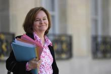 La ministre chargée des Affaires européennes Nathalie Loiseau le 27 avril 2018 à Paris