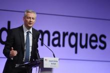 Le ministre de l'Economie Bruno Le Maire lors du forum "Le pouvoir des marques" au ministère de l'Economie, à Paris le 10 juillet 2018