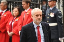 Le chef du parti travailliste Jeremy Corbyn à Londres, le 10 juillet 2018