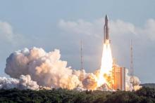 La fusée Ariane 5 a décollé le 25 juillet 2018 depuis la base de Kourou en Guyane Française, avec à son bord 4 satellites Galileo