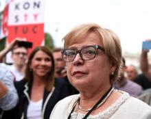 La présidente de la Cour suprême polonaise Malgorzata Gersdorf à Varsovie, le 3 juillet 2018