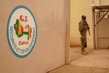 Un soldat malien de la force G5 Sahel à Sévaré, dans le centre du Mali, le 30 mai 2018