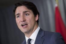 Le Premier ministre canadien Justin Trudeau, le 17 mai 2018 à New York