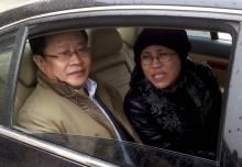 Liu Xiaobo et Liu Xia à Pékin en Chine, le 23 avril 2013