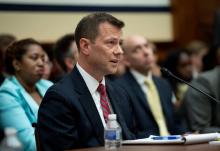 L'agent du FBI Peter Strzok devant le Congrès, le 12 juillet 2018 à Washington