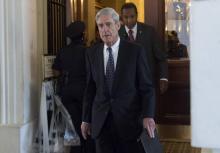 L'ancien directeur du FBI Robert Mueller, le procureur spécial chargé de l'enquête sur d'éventuels l
