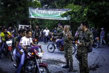 Des membres du Front Moro islamique de libération (Milf), des sympathisants et des riverains se sont rassemblés dimanche 29 juillet pour une consultation à Camp Darapanan, dans le sud des Philippines