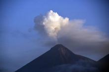 Le Volcan de feu au Guatemala, le 11 juin 2018