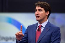 Le Premier Ministre canadien Justin Trudeau, le 11 juillet 2018 à Bruxelles