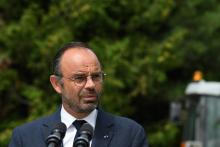 Le Premier ministre français Edouard Philippe à Chaillol dans les Hautes-Alpes, le 29 août 2018