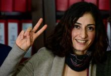 La journaliste et traductrice allemande Mesale Tolu à Istanbul le 18 décembre 2017