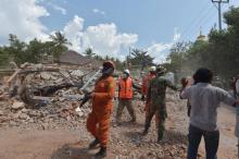 Un nouveau séisme de magnitude 5,9 a frappé le 09 août 2018 l'île indonésienne de Lombok, quatre jours après un tremblement de terre de magnitude 6,9