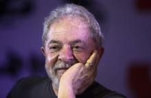 L'ancien président Lula da Silva à Sao Paulo au Brésil, le 22 février 2018