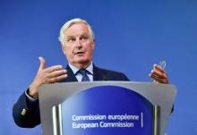 Le négociateur en chef de l'Union européenne Michel Barnier