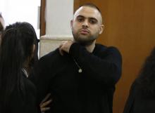 Le policier israélien Ben Deri, reconnu coupable du meurtre d'un adolescent palestinien en 2014, dans un tribunal de Jérusalem, le 25 avril 2018