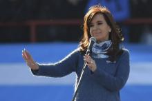 L'ex-présidente argentine Cristina Kirchner à Buenos Aires le 20 juin 2017