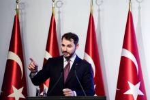 Le ministre des Finances Berat Albayrak à Istanbul, le 10 août 2018