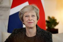 La Première ministre britannique Theresa May le 24 juillet 2018 au 10 Downing Street à Londres