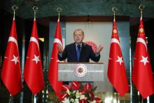 Le président turc Recep Tayyip Erdogan, le 13 août 2018 à Ankara