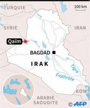 Attentat suicide à la voiture piégée à Ramadi, dans l'ouest de l'Irak, le 17 septembre 2014