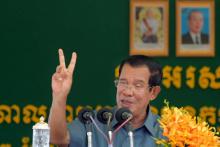 Le premier ministre cambodgien Hun Sen à Phnom Pehn, le 15 août 2018