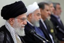 Le guide suprême l'ayatollah Ali Khamenei le 29 août 2018 à Téhéran (tranmise par le gouvernement iranien)