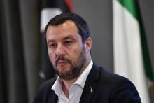 Le ministre italien de l'Intérieur Matteo Salvini à Rome, le 5 juillet 2018