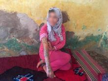 L'adolescente Khadija Okkarou, 17 ans, dans son village de Oulad Ayyad, dans la région de Beni Mellal au Maroc le 21 août 2018